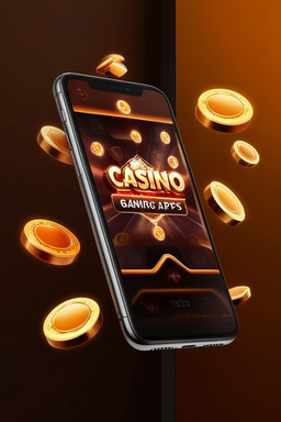 Smartphone met casino-app